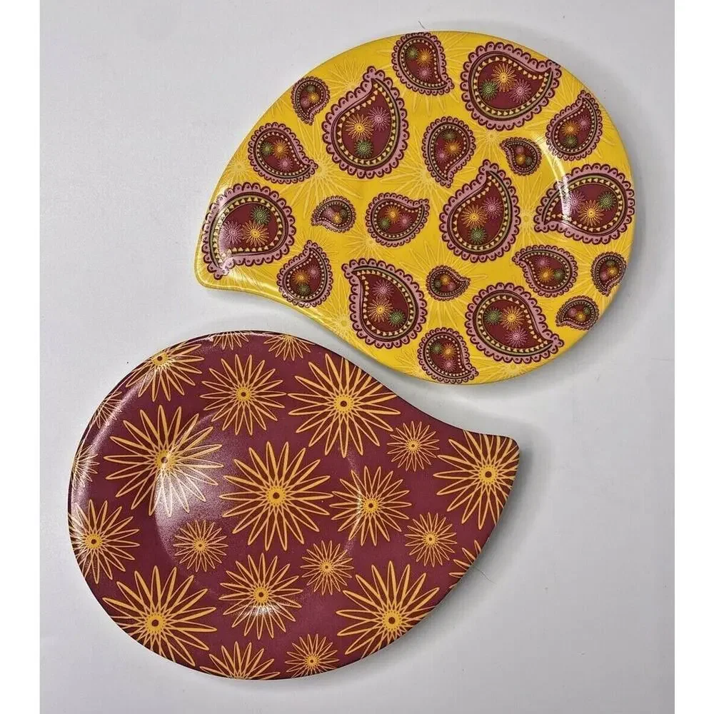 PartyLite‎ Groovy Trays Set Of Two Retired NIB P8D/P8785U